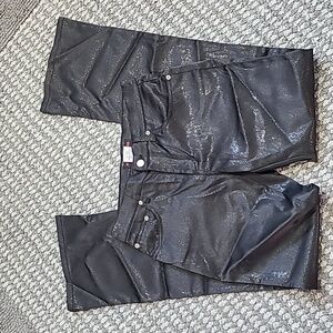 Y2K MISEMEANOR PANTS BLACK POLYESTER‎ SPANDEX SIZE 5